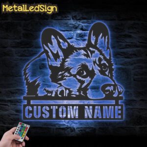 Custom-Peeking-Welsh-Corgi-Metal-Wall-Art-LED-Light-3.jpg