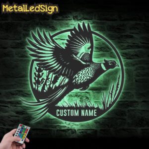 Custom-Pheasant-Hunting-Metal-Wall-Art-LED-Light-7.jpg