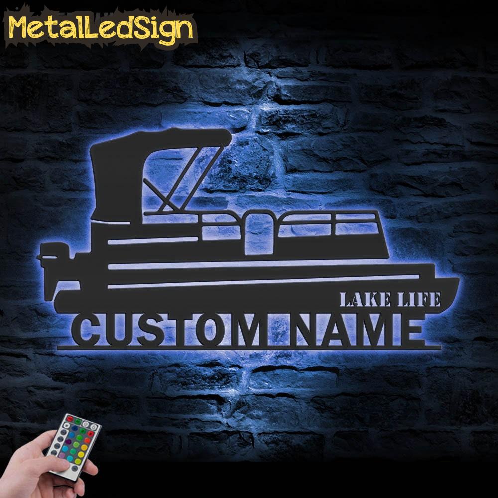 Custom-Pontoon-Lake-House-Metal-Wall-Art-LED-Light-3.jpg