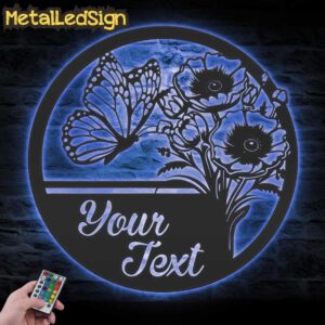 Custom-Poppy-Flower-Metal-Wall-Art-LED-Light-3.jpg