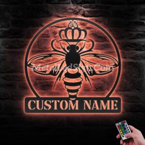 Custom-Queen-Bee-Metal-Wall-Art-Led-Light-5-2.jpg