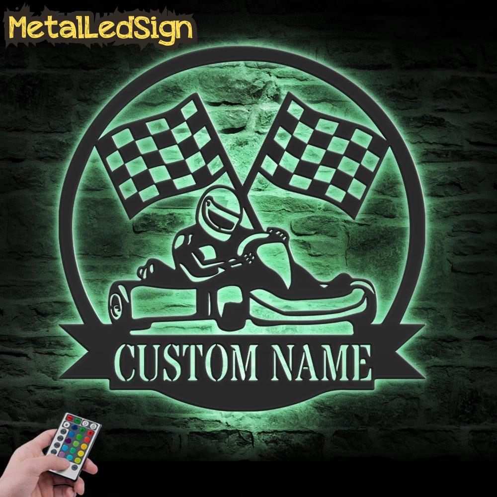 Custom-Racing-Flag-Go-Kart-Racing-Metal-Wall-Art-LED-Lights-7.jpg