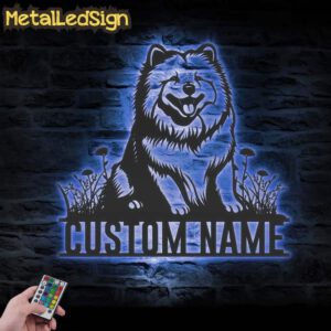 Custom-Samoyed-Metal-Wall-Art-LED-Light-3.jpg