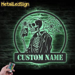 Custom-Skeleton-Coffee-Spider-Metal-Wall-Art-LED-Light-7.jpg