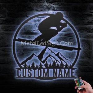 Custom-Snow-Downhill-Skiing-Winter-Sport-Metal-Wall-Art-Led-Light-3.jpg