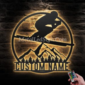 Custom-Snow-Downhill-Skiing-Winter-Sport-Metal-Wall-Art-Led-Light-Images.jpg