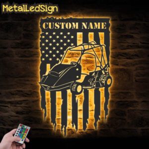 Custom-US-Flag-Go-Kart-Racing-Metal-Wall-Art-LED-Lights-Images-3.jpg