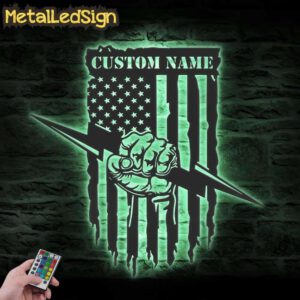 Custom-US-Lineman-Electrician-Metal-Wall-Art-LED-Light-7.jpg