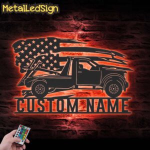 Custom-US-Rotator-Tow-Truck-Driver-Metal-Wall-Art-LED-Light-5.jpg
