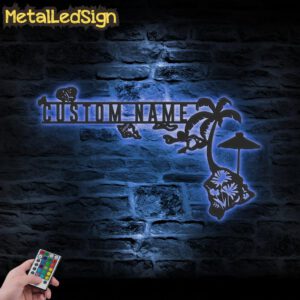 Custom-Wild-Flower-Hawaii-State-Metal-Wall-Art-LED-Light-3-1.jpg