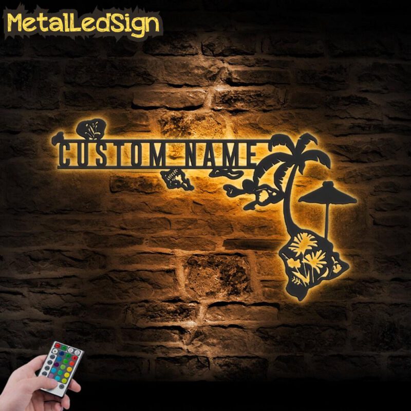Custom-Wild-Flower-Hawaii-State-Metal-Wall-Art-LED-Light-Images-1.jpg