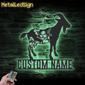 Custom-WildFlower-Goat-Farmhouse-Metal-Wall-Art-LED-Light-7.jpg