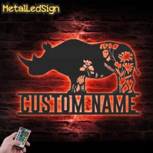 Custom-WildFlower-Rhino-Metal-Wall-Art-LED-Light-5.jpg
