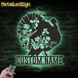 Custom-WildFlower-Turkey-Metal-Wall-Art-LED-Light-5.jpg