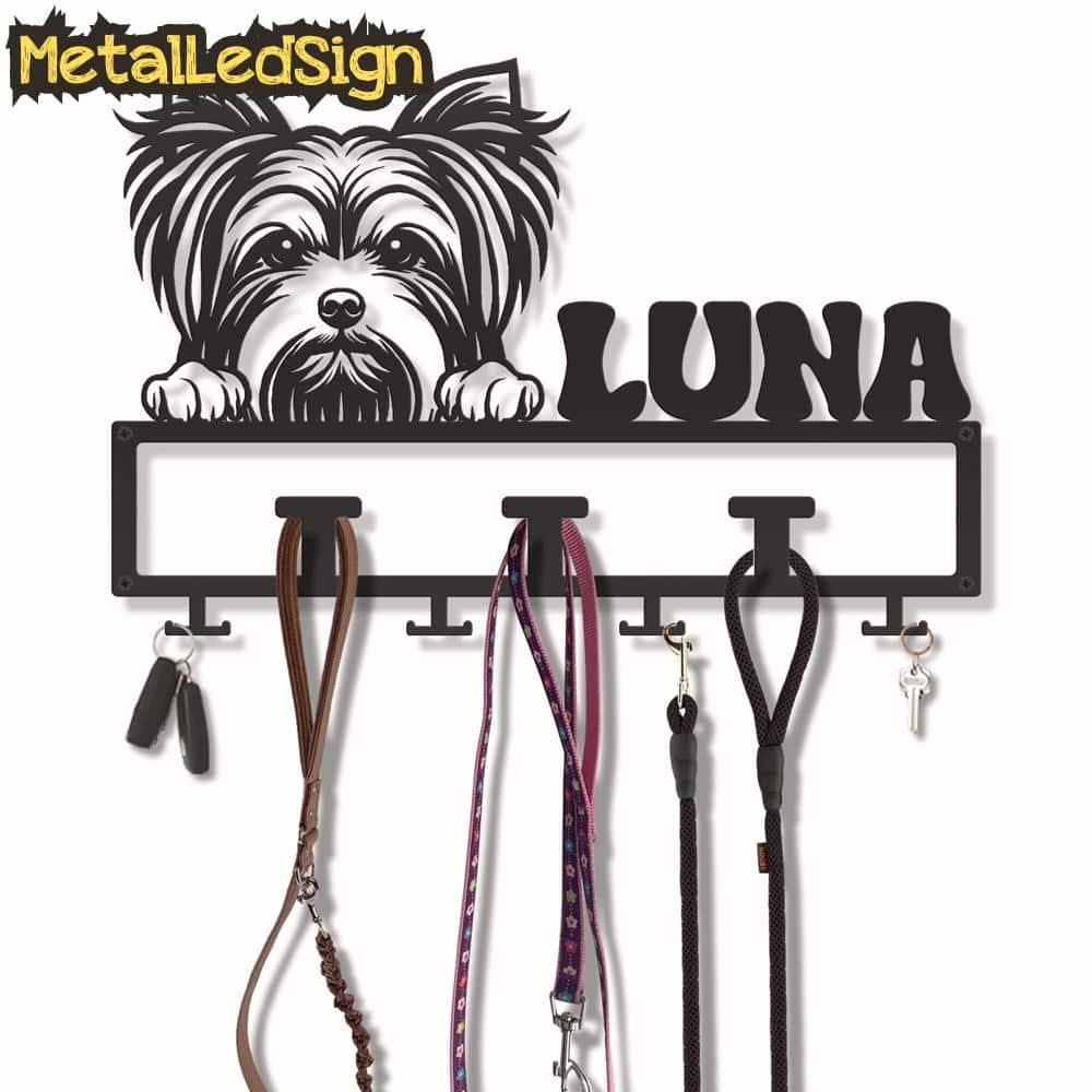 Custom-Yorkshire-Terrier-Dog-Leash-Collar-Holder-3-1.jpg