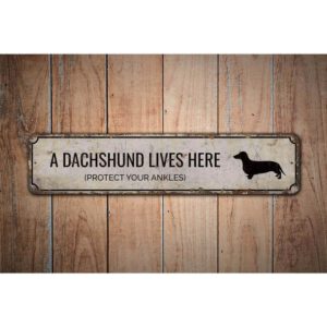 Dachshund-Lives-Here-Premium-Quality-Rustic-Metal-Sign-Images.jpg
