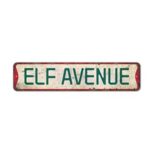 Elf-Avenue-Sign-Premium-Quality-Rustic-Metal-Sign-2.jpg
