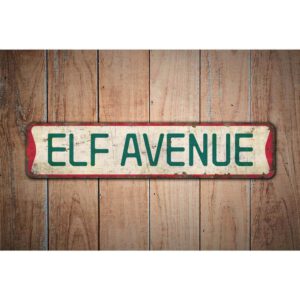 Elf-Avenue-Sign-Premium-Quality-Rustic-Metal-Sign-Images.jpg