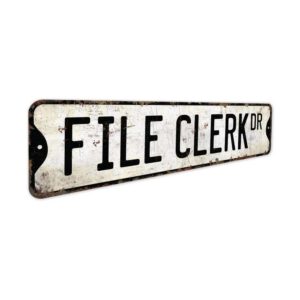 File-Clerk-Premium-Quality-Rustic-Metal-Sign-3.jpg