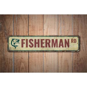 Fisherman-Road-Sign-Premium-Quality-Rustic-Metal-Sign-Images.jpg