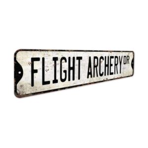 Flight-Archery-Premium-Quality-Rustic-Metal-Sign-3.jpg