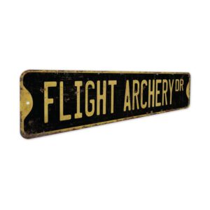 Flight-Archery-Premium-Quality-Rustic-Metal-Sign-5.jpg