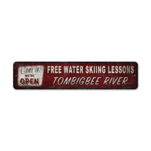 Free-Water-Ski-Lesson-Premium-Quality-Rustic-Metal-Sign-2.jpg