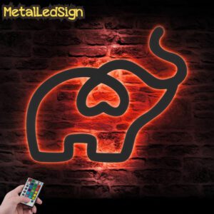 Friendship-Elephant-Heart-Love-Metal-Wall-Art-LED-Light-5.jpg