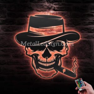Gangter-Sugar-Skull-Cigar-Metal-Wall-Art-Led-Light-5-1.jpg