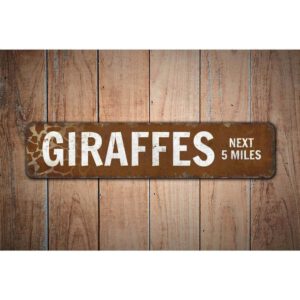 Giraffes-Next-5-Miles-Premium-Quality-Rustic-Metal-Sign-Images.jpg