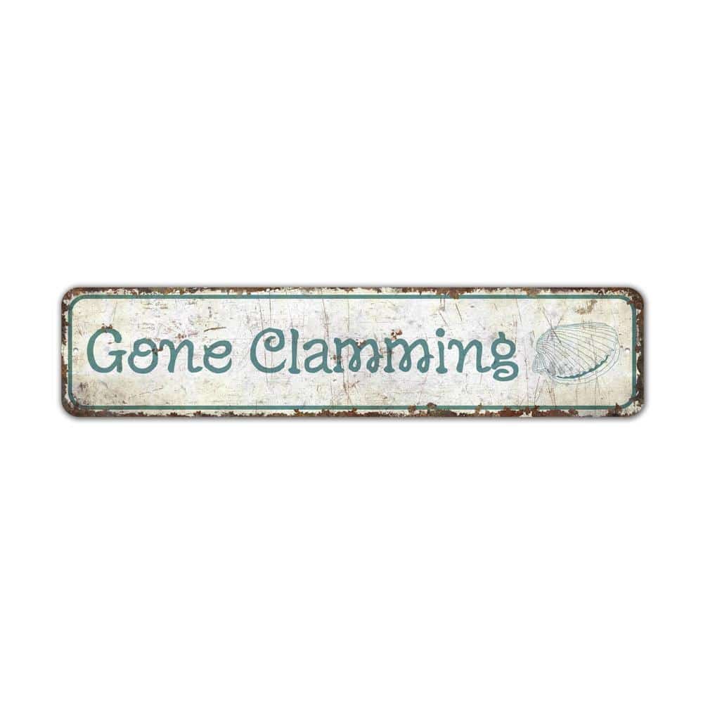 Gone-Clamming-Sign-Premium-Quality-Rustic-Metal-Sign-2.jpg
