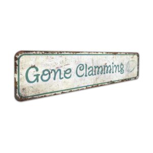 Gone-Clamming-Sign-Premium-Quality-Rustic-Metal-Sign-3.jpg