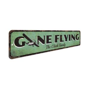 Gone-Flying-Sign-Premium-Quality-Rustic-Metal-Sign-3-1.jpg