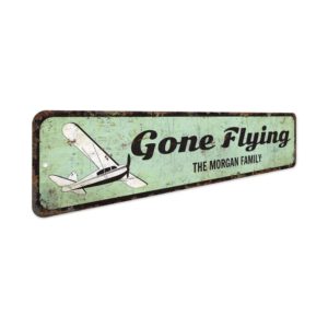 Gone-Flying-Sign-Premium-Quality-Rustic-Metal-Sign-3.jpg