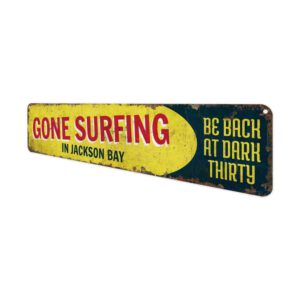 Gone-Surfing-Sign-Premium-Quality-Rustic-Metal-Sign-4.jpg