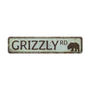 Grizzly-Road-Sign-Premium-Quality-Rustic-Metal-Sign-2.jpg