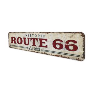 Historic-Route-66-Premium-Quality-Rustic-Metal-Sign-4.jpg