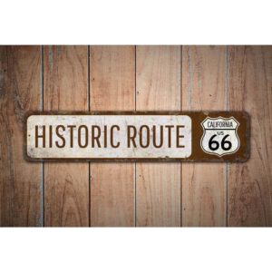 Historic-Route-Sign-Premium-Quality-Rustic-Metal-Sign-Images-2.jpg