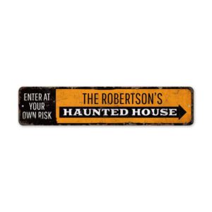 Hunted-House-Caution-Premium-Quality-Rustic-Metal-Sign-2-1.jpg