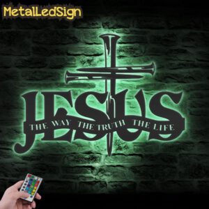 Jesus-The-Way-The-Truth-The-Life-Metal-Wall-Art-LED-Light-7.jpg