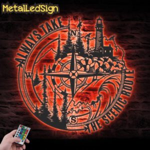 Lighthouse-Compass-Metal-Wall-Art-LED-Light-5.jpg