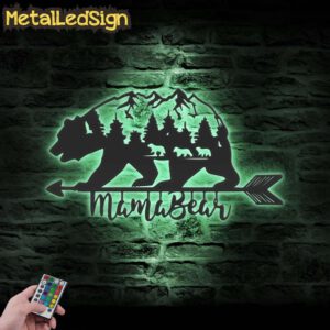 Mama-Bear-With-Child-Metal-Wall-Art-LED-Light-7.jpg
