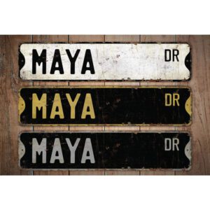 Maya-Name-Sign-Premium-Quality-Rustic-Metal-Sign-Images.jpg