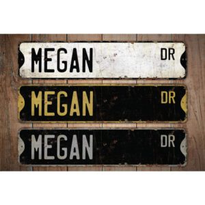 Megan-Name-Sign-Premium-Quality-Rustic-Metal-Sign-Images.jpg