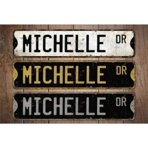 Michelle-Name-Sign-Premium-Quality-Rustic-Metal-Sign-Images.jpg