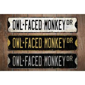 Owl-Faced-Monkey-Premium-Quality-Rustic-Metal-Sign-Images.jpg