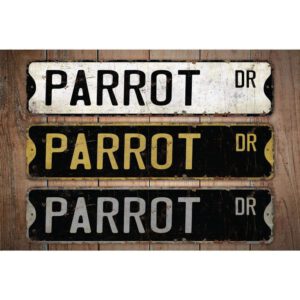 Parrot-Premium-Quality-Rustic-Metal-Sign-Images.jpg