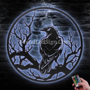 Raven-On-Branch-Metal-Wall-Art-With-Led-Light-3.jpg
