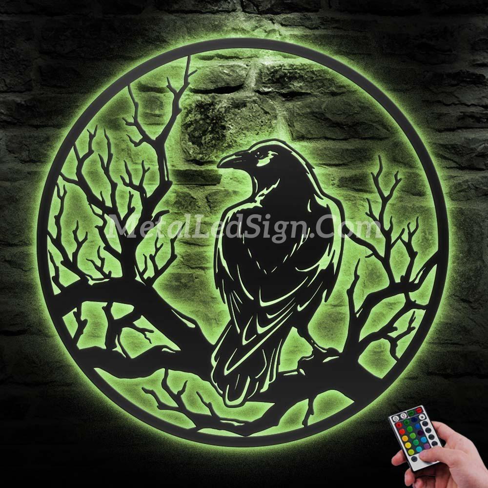 Raven-On-Branch-Metal-Wall-Art-With-Led-Light-5.jpg