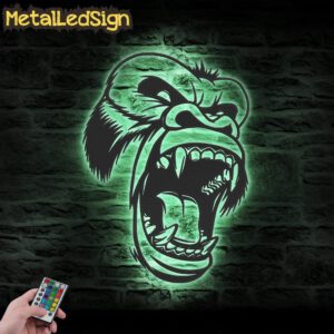 Roaring-Gorilla-Angry-Metal-Wall-Art-LED-Light-7.jpg